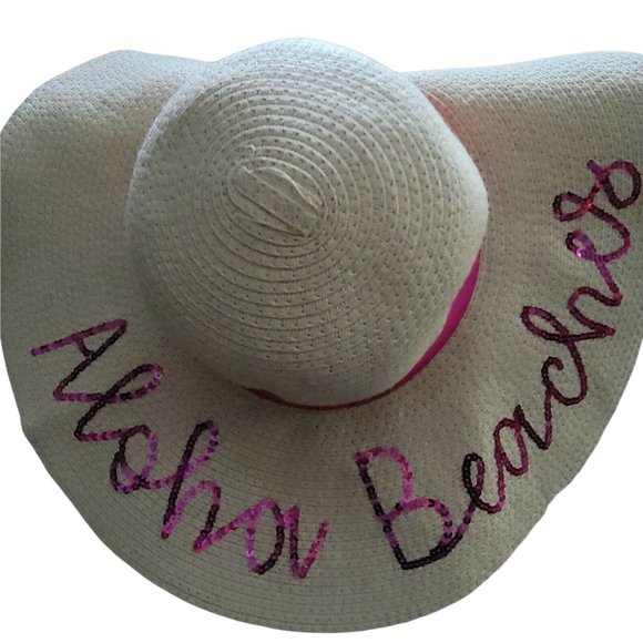 Aloha Beaches Straw Hat 